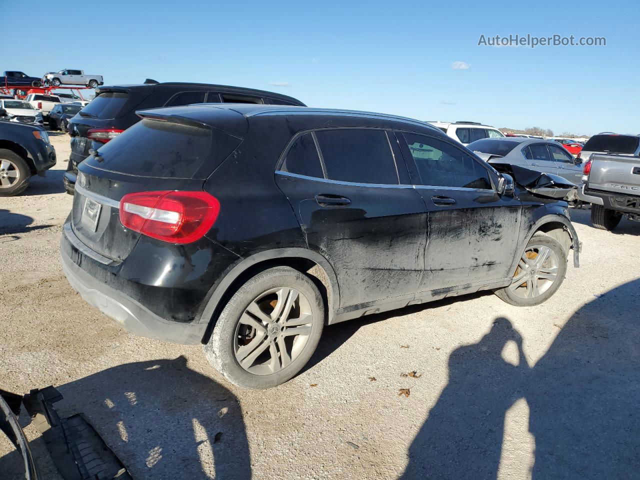 2019 Mercedes-benz Gla 250 Черный vin: WDCTG4EB2KU015440