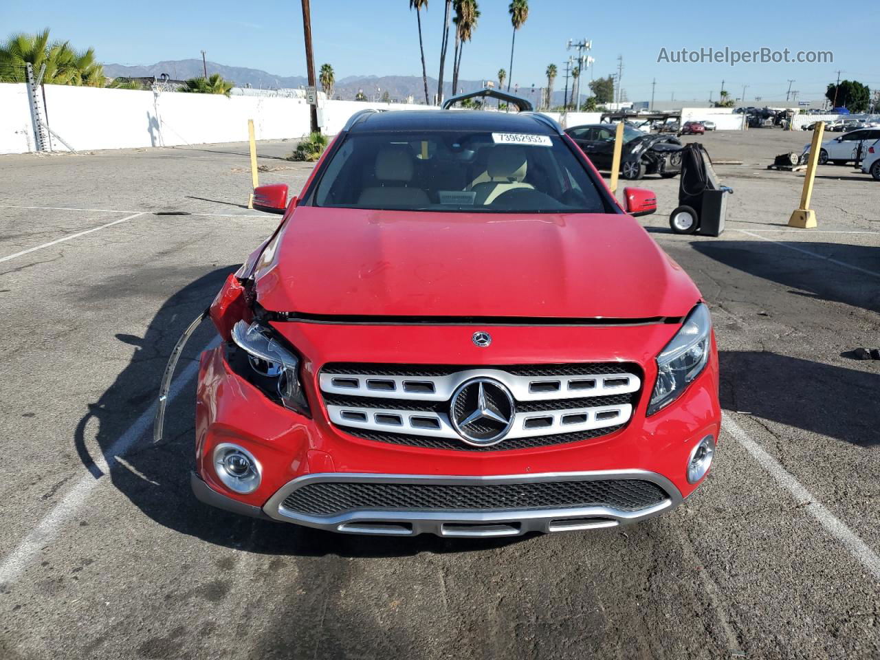 2019 Mercedes-benz Gla 250 Red vin: WDCTG4EB2KU017589