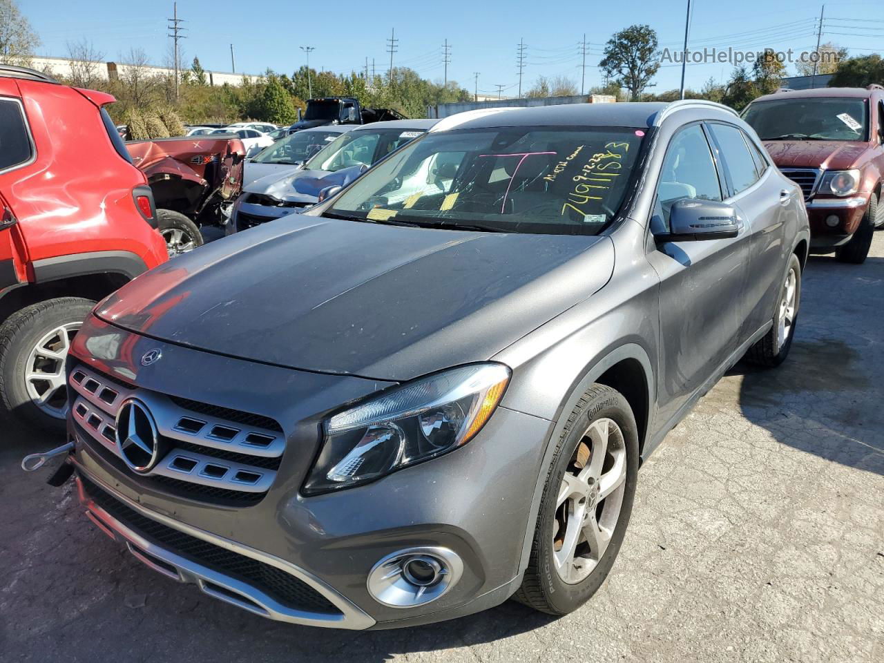 2019 Mercedes-benz Gla 250 White vin: WDCTG4EB3KJ579681