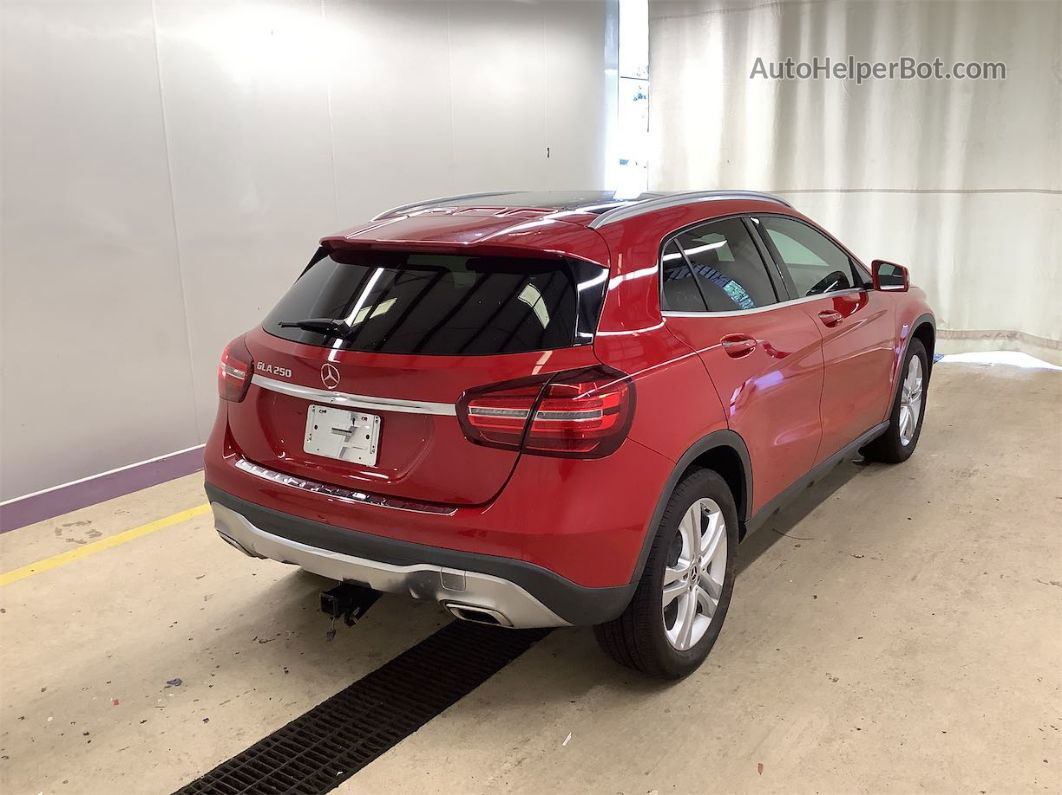 2019 Mercedes-benz Gla Gla 250 Red vin: WDCTG4EB3KJ610301