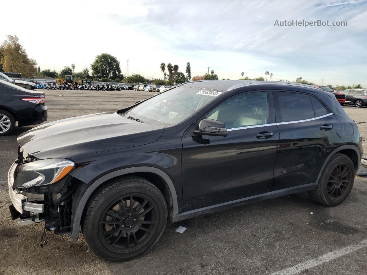 2019 Mercedes-benz Gla 250 Черный vin: WDCTG4EB3KU006455