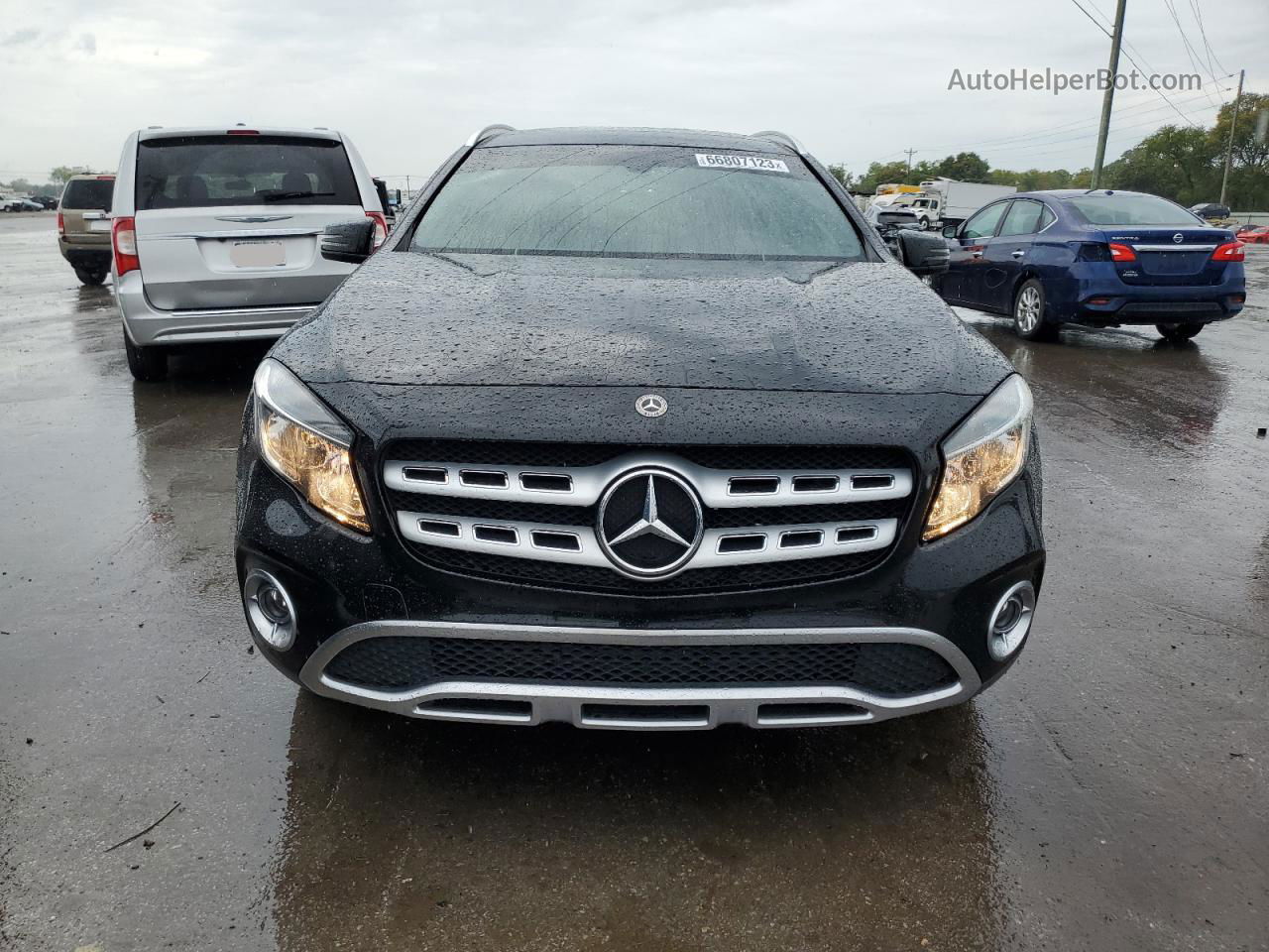 2019 Mercedes-benz Gla 250 Черный vin: WDCTG4EB3KU008416