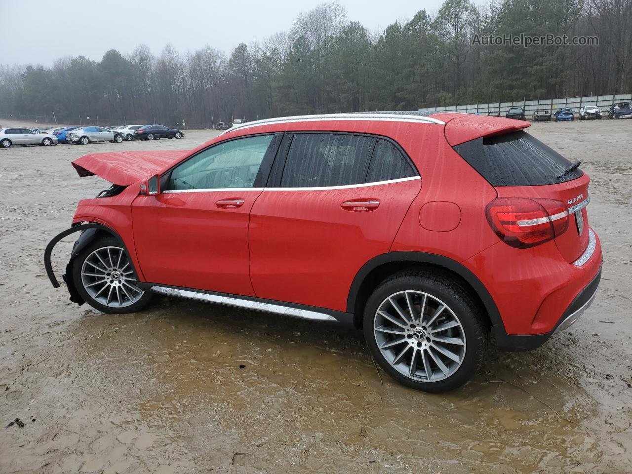 2019 Mercedes-benz Gla 250 Red vin: WDCTG4EB3KU013048