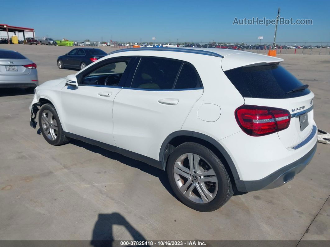 2019 Mercedes-benz Gla 250 White vin: WDCTG4EB3KU019819