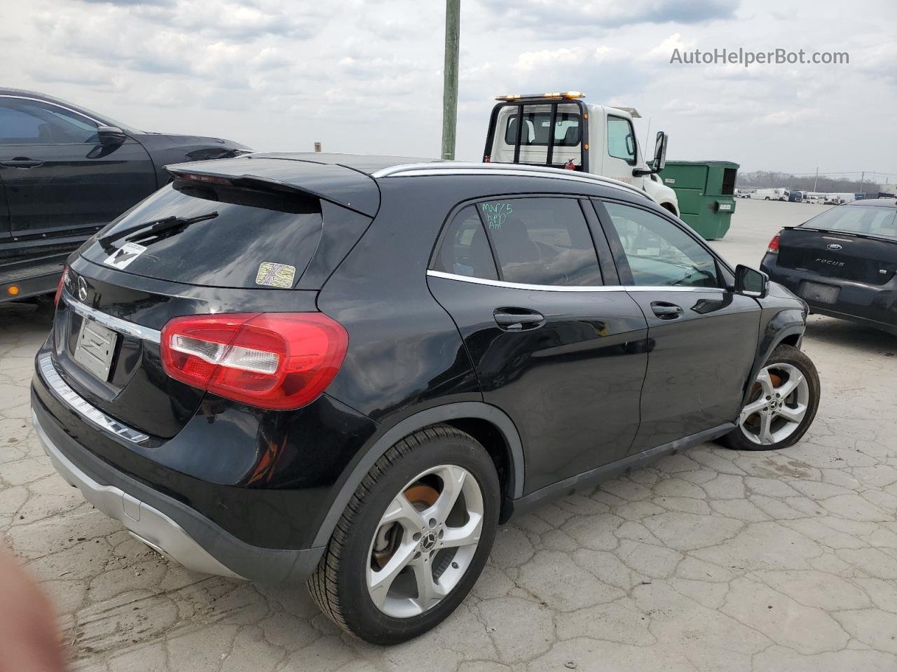 2019 Mercedes-benz Gla 250 Черный vin: WDCTG4EB4KJ578863