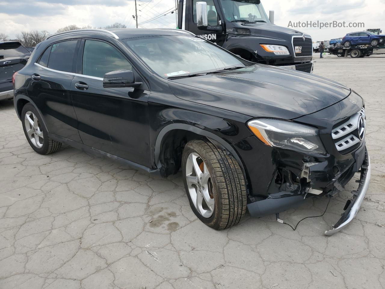 2019 Mercedes-benz Gla 250 Черный vin: WDCTG4EB4KJ578863