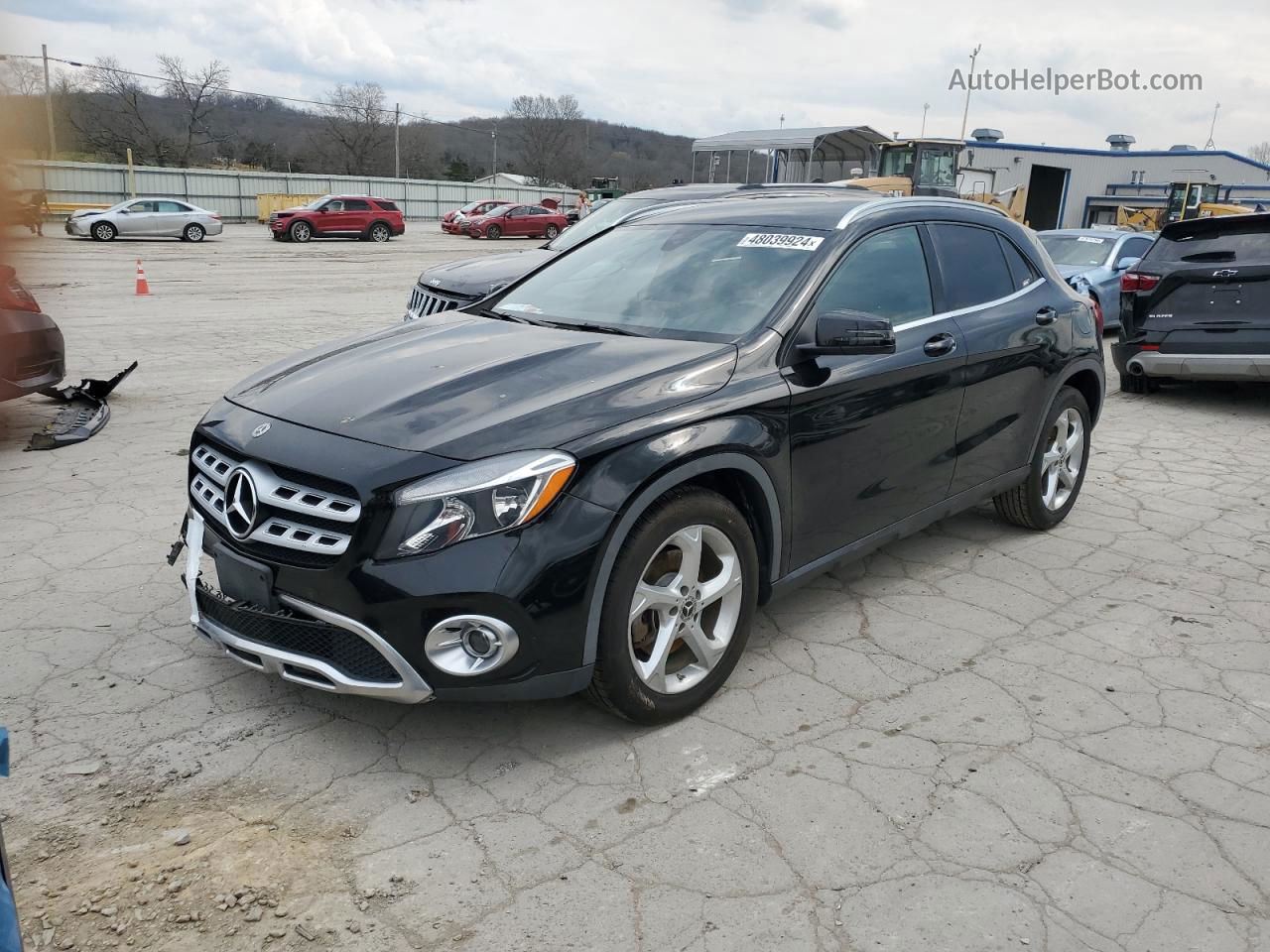 2019 Mercedes-benz Gla 250 Черный vin: WDCTG4EB4KJ578863