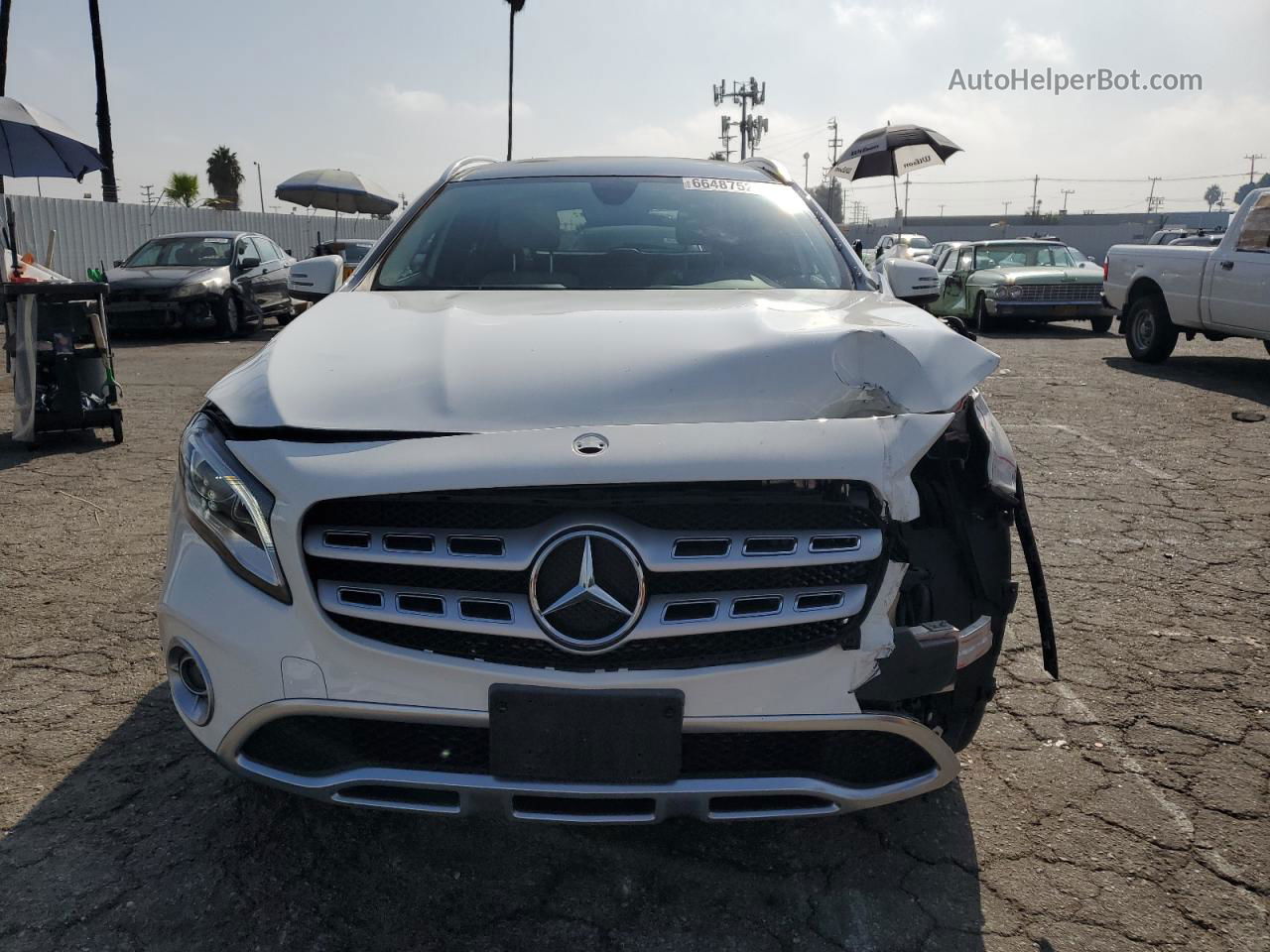 2019 Mercedes-benz Gla 250 Белый vin: WDCTG4EB4KJ587319