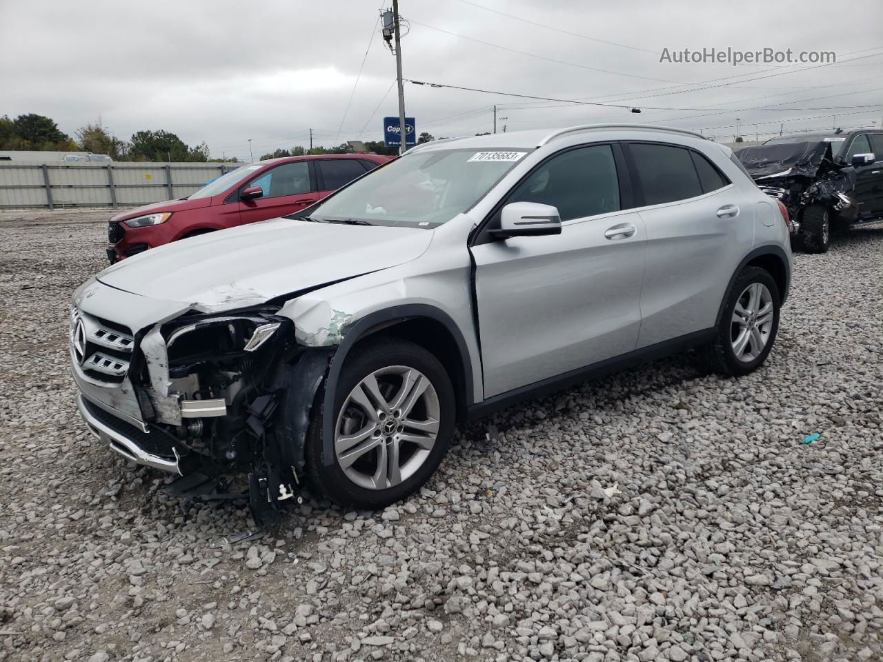 2019 Mercedes-benz Gla 250 Silver vin: WDCTG4EB5KJ549761