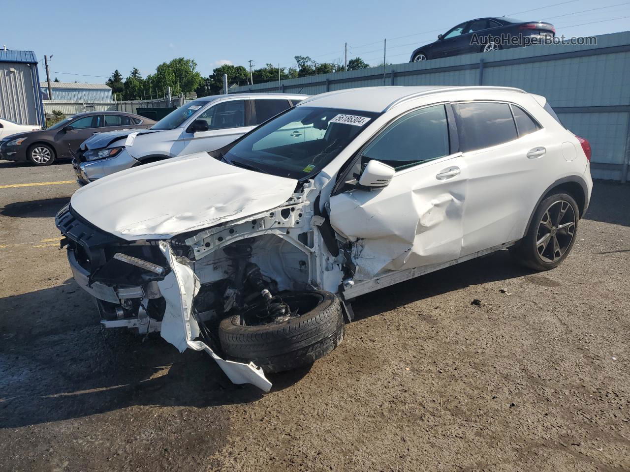 2019 Mercedes-benz Gla 250 White vin: WDCTG4EB5KJ551526