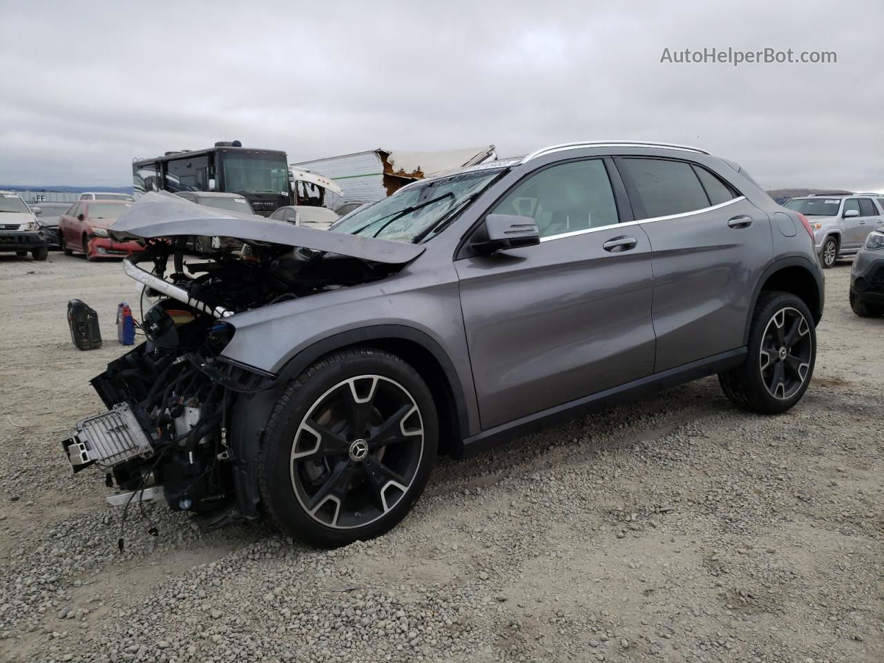 2019 Mercedes-benz Gla 250 Серый vin: WDCTG4EB5KJ630372