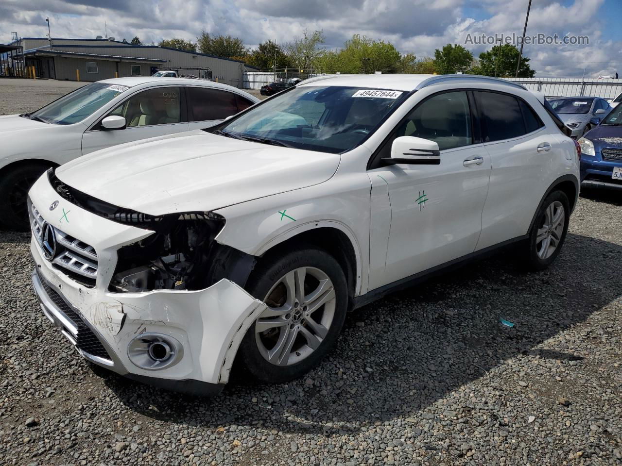 2019 Mercedes-benz Gla 250 White vin: WDCTG4EB5KU014928