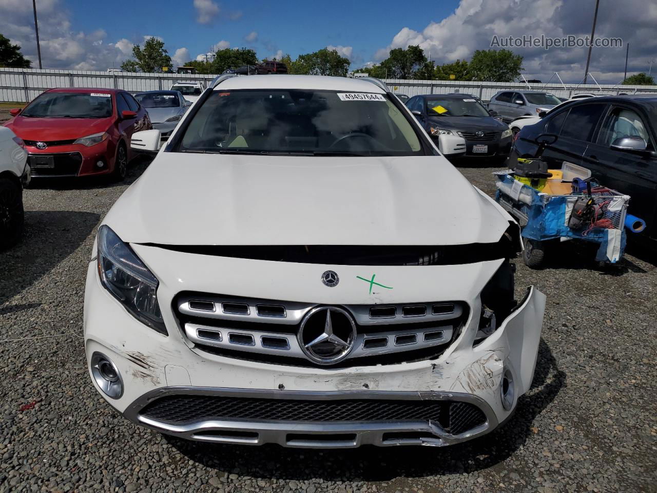 2019 Mercedes-benz Gla 250 White vin: WDCTG4EB5KU014928