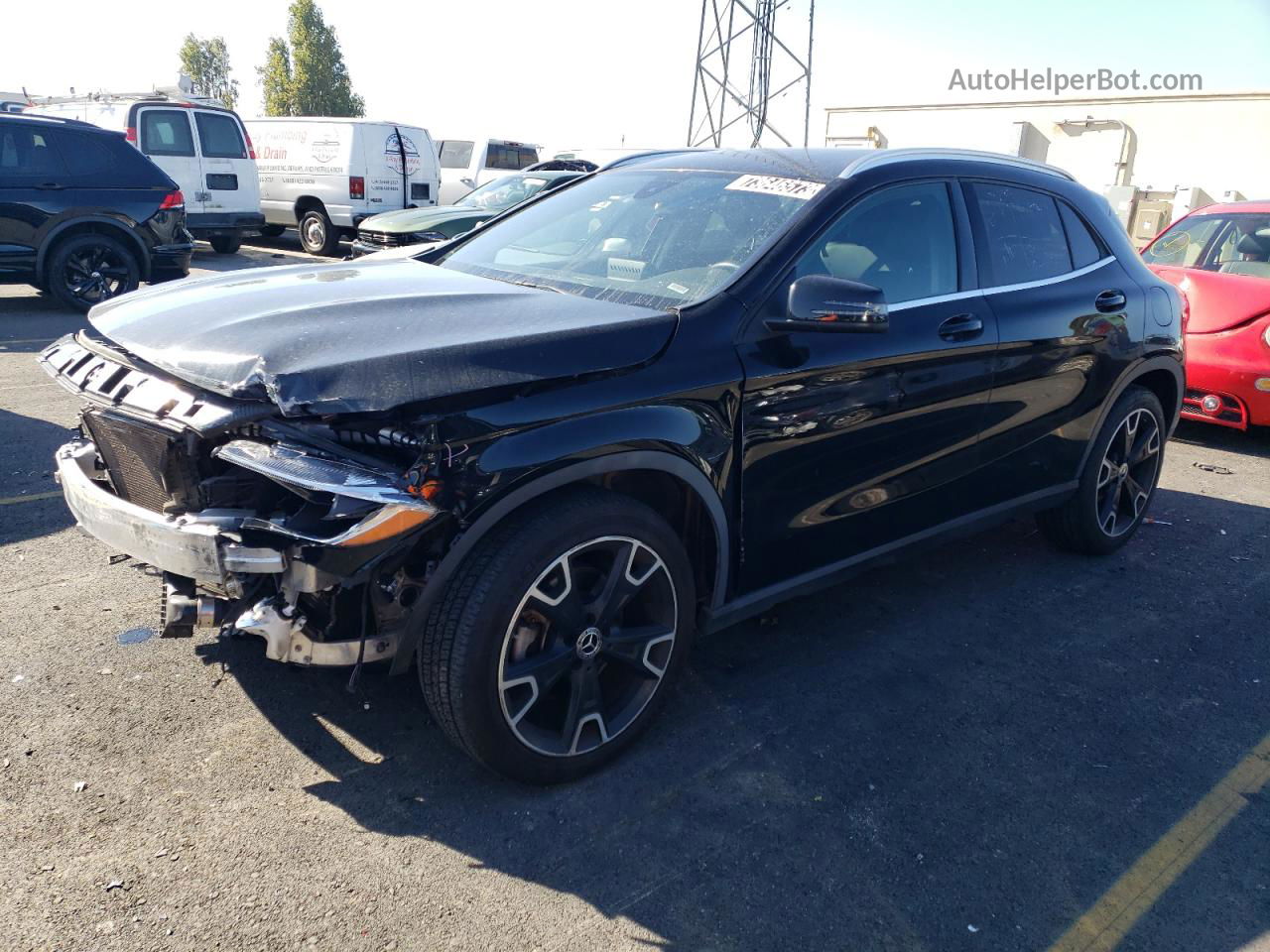 2019 Mercedes-benz Gla 250 Black vin: WDCTG4EB6KU008197