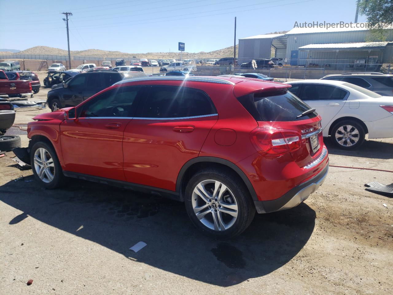 2019 Mercedes-benz Gla 250 Red vin: WDCTG4EB6KU017255