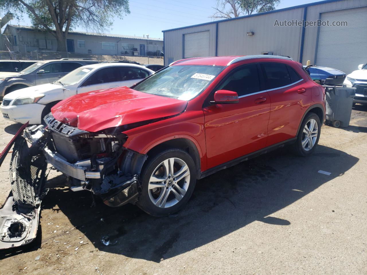 2019 Mercedes-benz Gla 250 Red vin: WDCTG4EB6KU017255