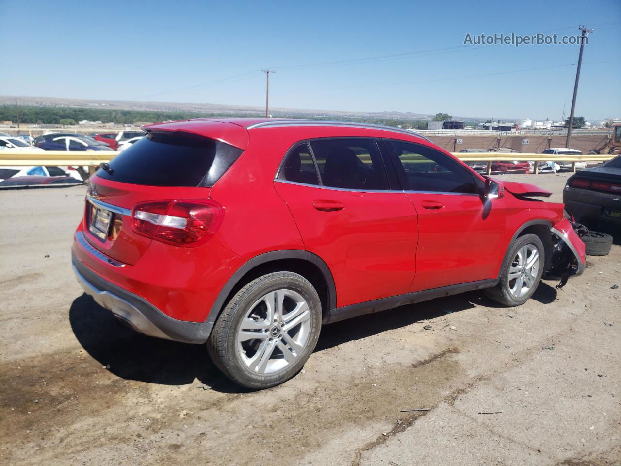 2019 Mercedes-benz Gla 250 Red vin: WDCTG4EB6KU017255