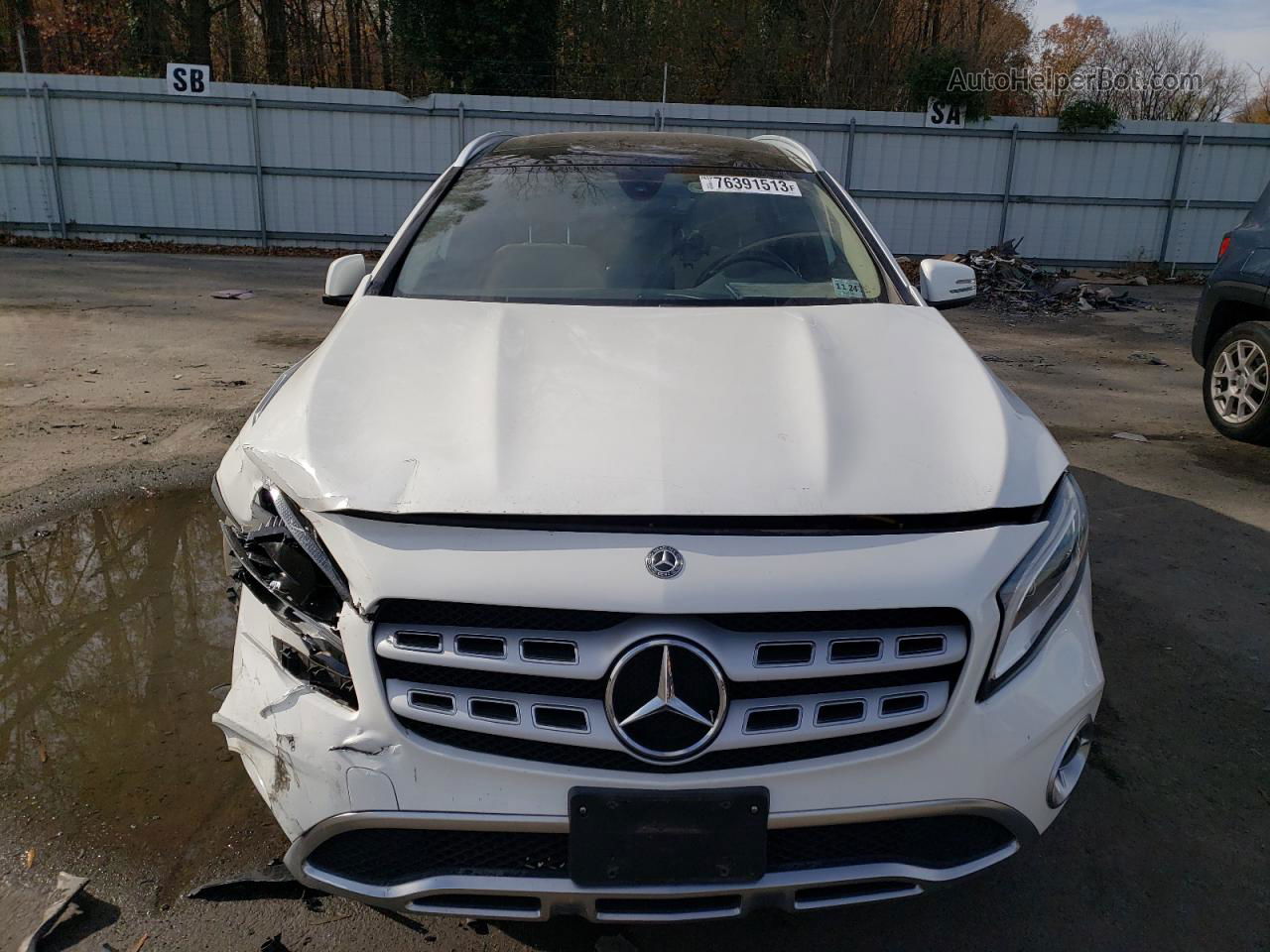 2019 Mercedes-benz Gla 250 White vin: WDCTG4EB7KJ549552