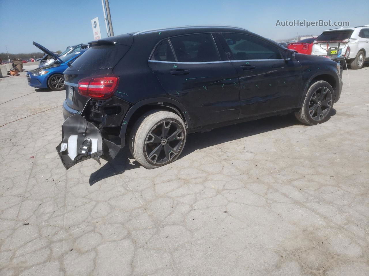 2019 Mercedes-benz Gla 250 Black vin: WDCTG4EB7KU012727