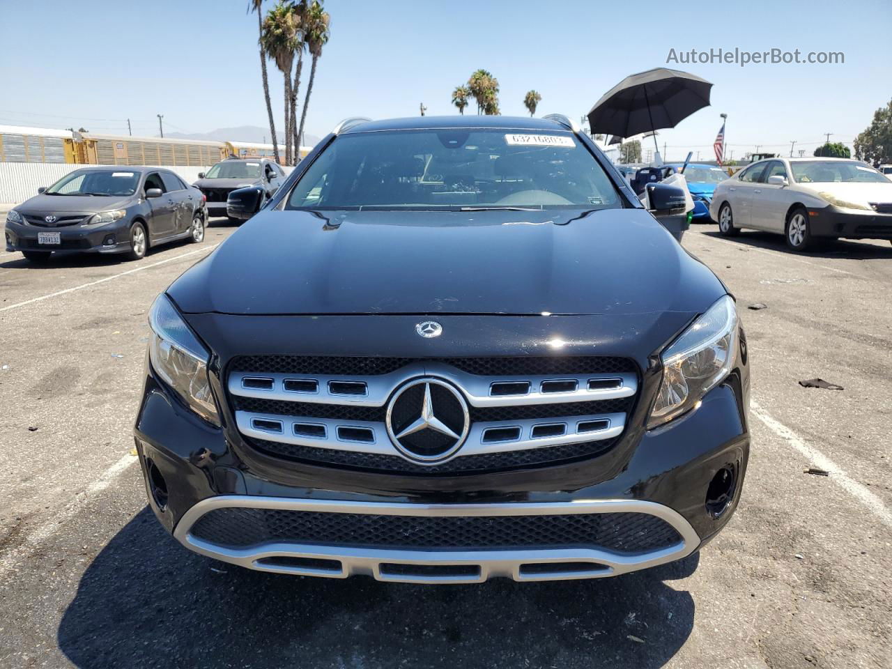 2019 Mercedes-benz Gla 250 Черный vin: WDCTG4EB7KU014851