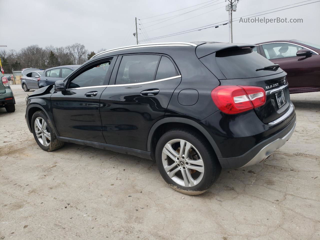 2019 Mercedes-benz Gla 250 Черный vin: WDCTG4EB8KJ580020