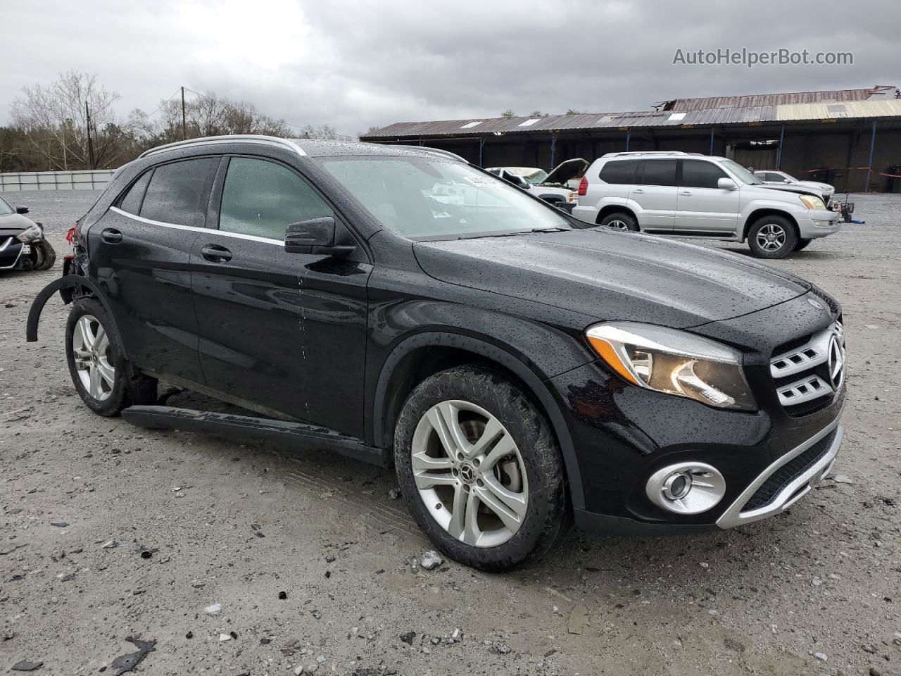 2019 Mercedes-benz Gla 250 Черный vin: WDCTG4EB8KU017130