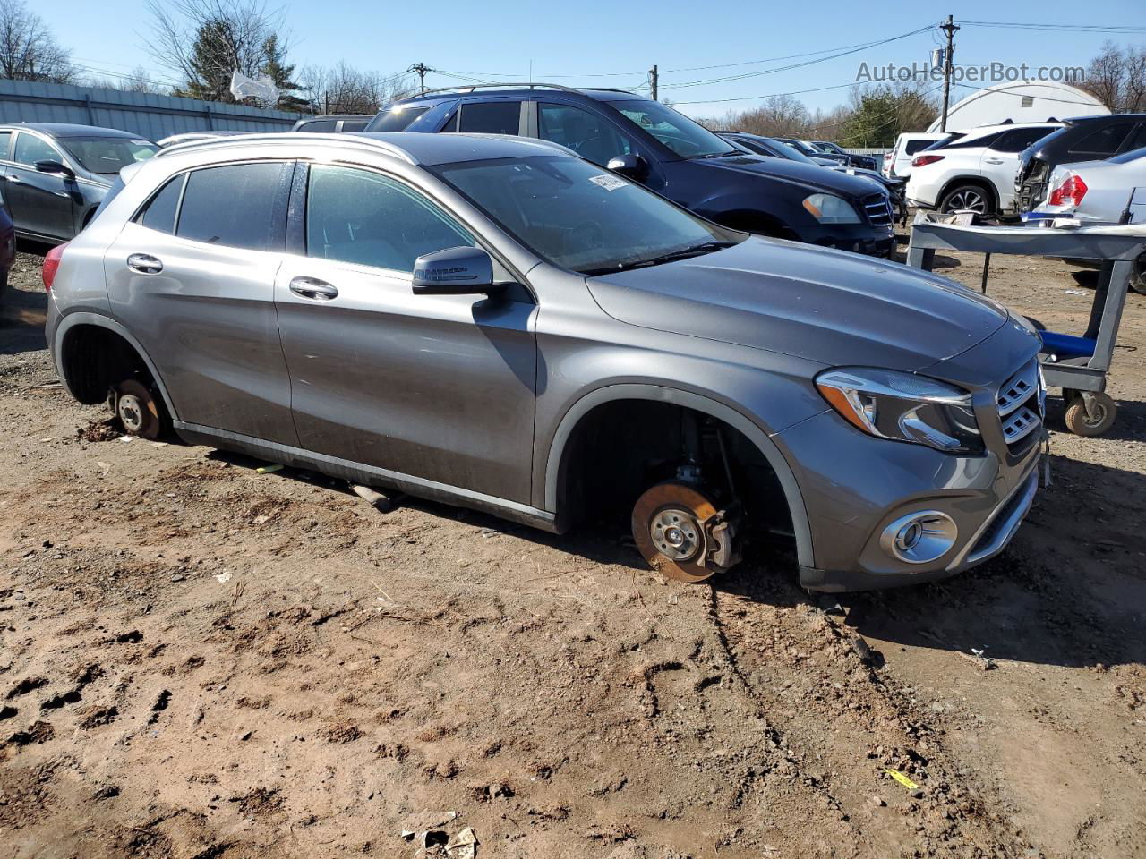 2019 Mercedes-benz Gla 250 Gray vin: WDCTG4EB9KJ550962