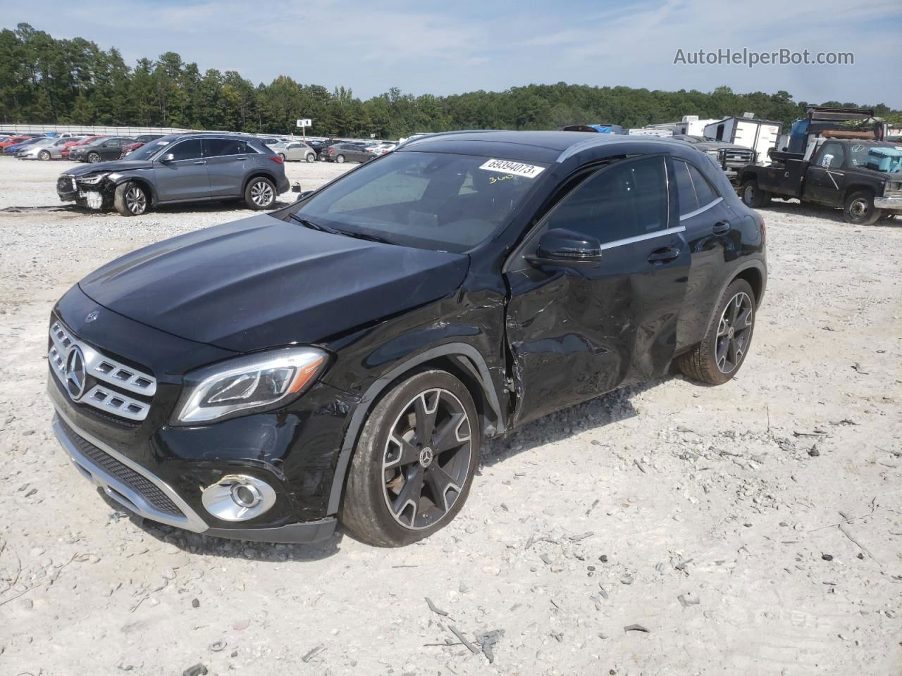 2019 Mercedes-benz Gla 250 Черный vin: WDCTG4EB9KU003656