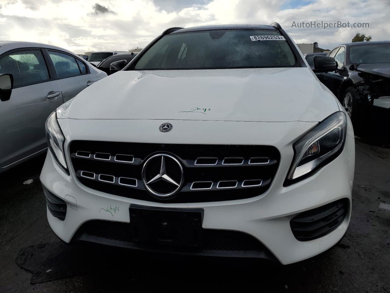 2019 Mercedes-benz Gla 250 White vin: WDCTG4EBXKJ538464