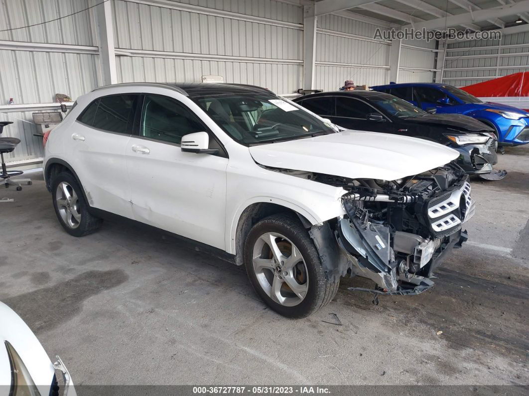 2019 Mercedes-benz Gla Gla 250 White vin: WDCTG4EBXKJ552770