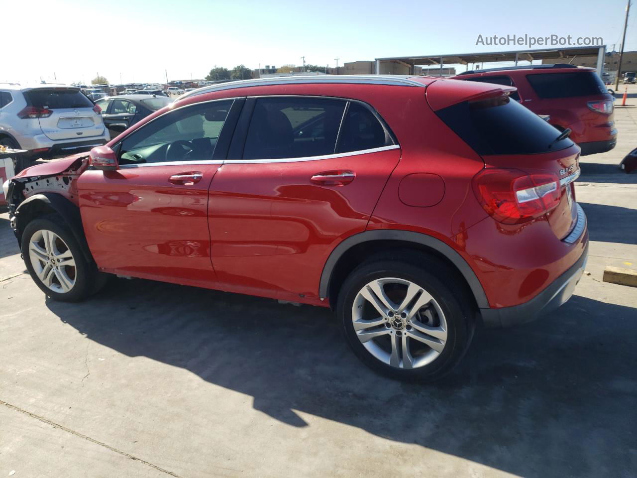 2019 Mercedes-benz Gla 250 Red vin: WDCTG4EBXKJ615138