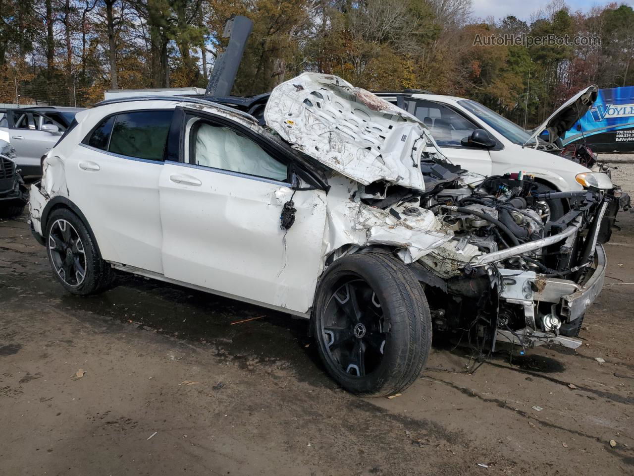 2019 Mercedes-benz Gla 250 White vin: WDCTG4EBXKU001107