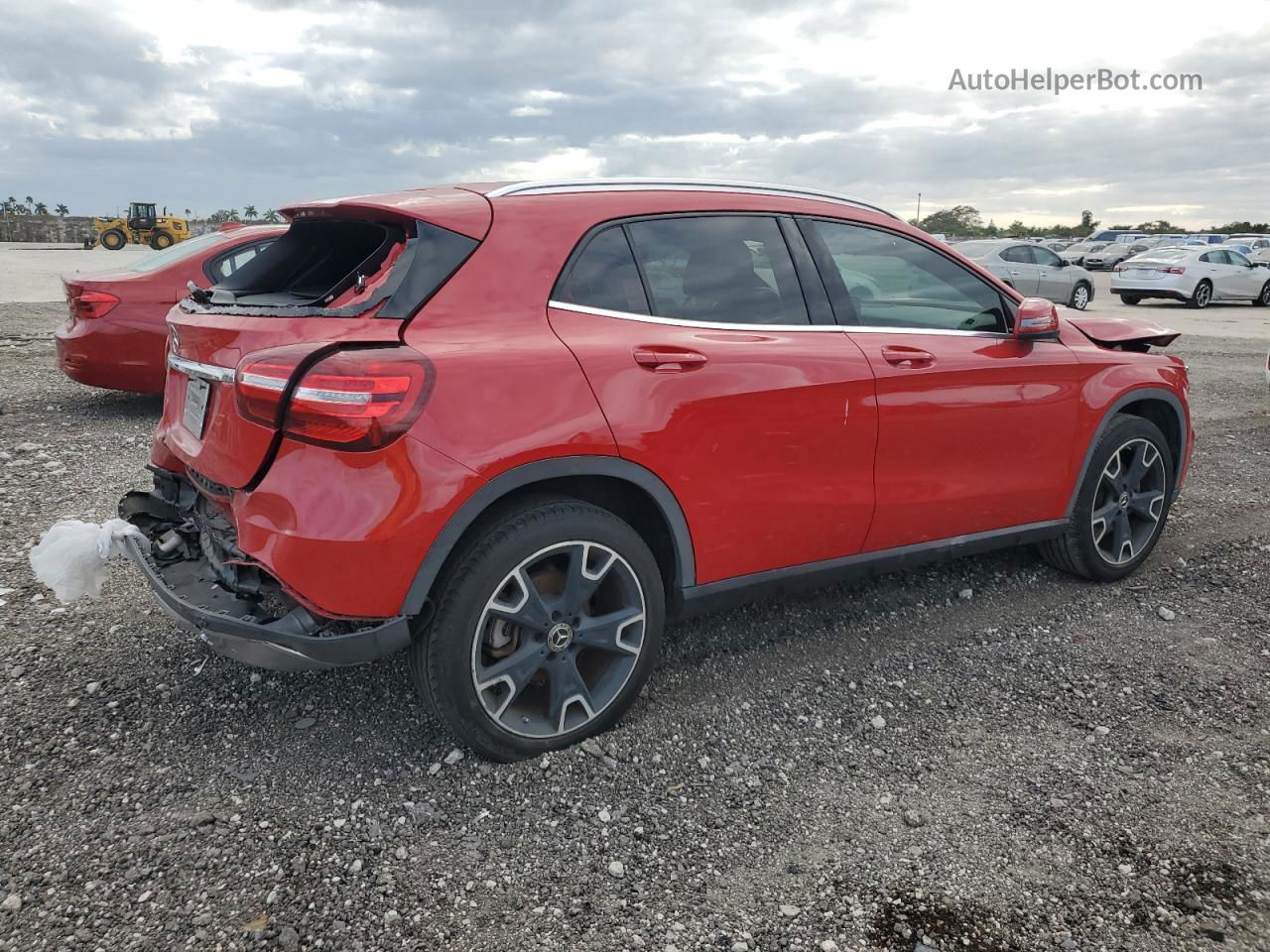 2019 Mercedes-benz Gla 250 Красный vin: WDCTG4EBXKU002936