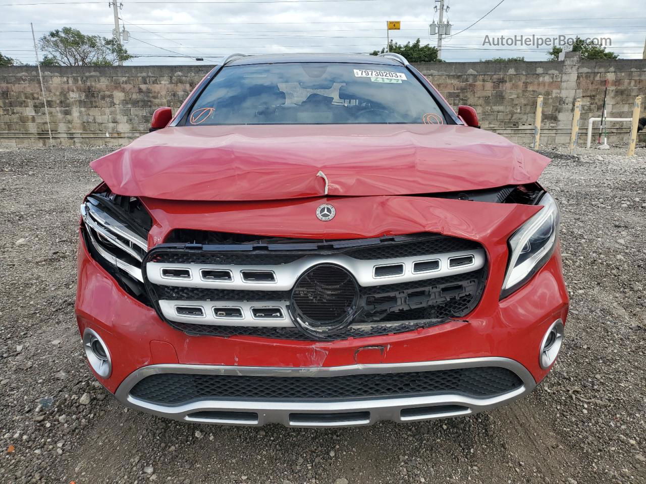 2019 Mercedes-benz Gla 250 Red vin: WDCTG4EBXKU002936