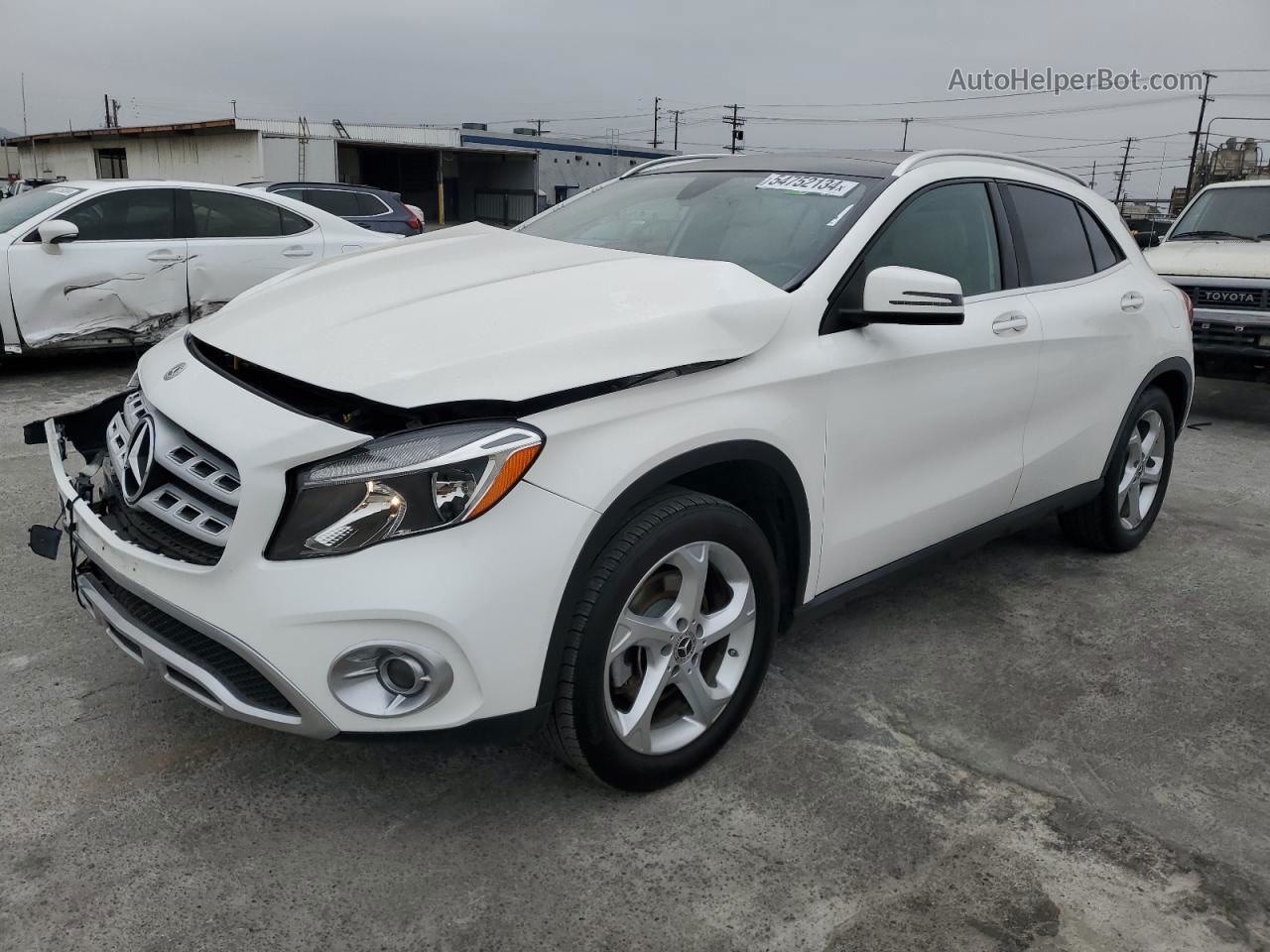 2019 Mercedes-benz Gla 250 White vin: WDCTG4EBXKU009501