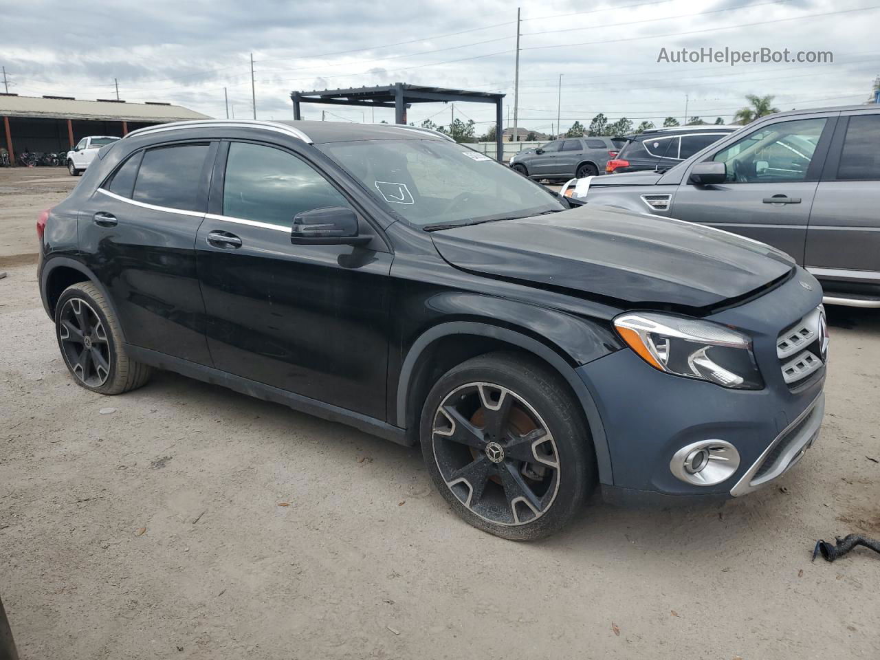 2019 Mercedes-benz Gla 250 Черный vin: WDCTG4EBXKU014763