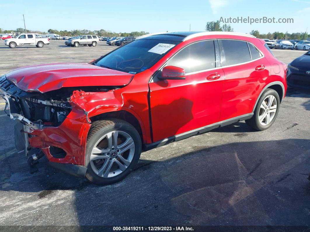 2019 Mercedes-benz Gla 250   Red vin: WDCTG4EBXKU015346