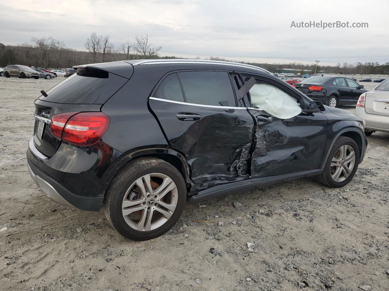 2019 Mercedes-benz Gla 250 4matic Черный vin: WDCTG4GB0KJ607143