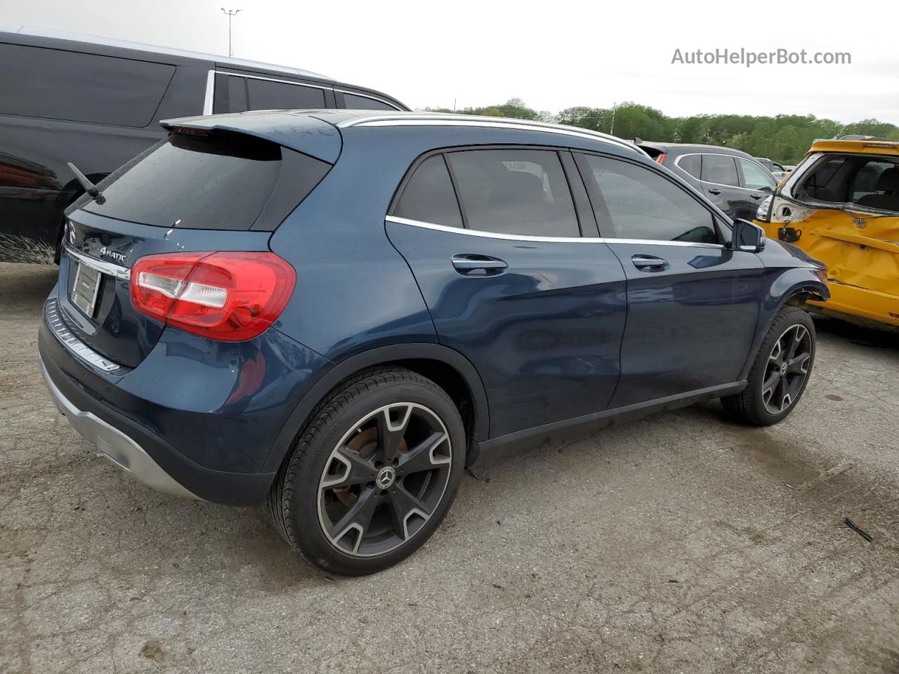 2019 Mercedes-benz Gla 250 4matic Blue vin: WDCTG4GB0KJ628557