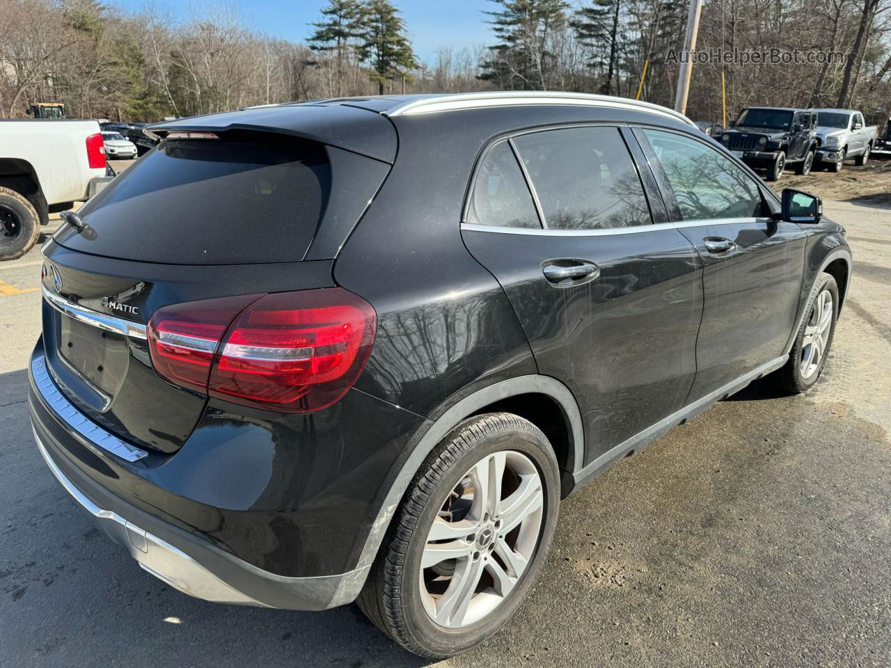 2019 Mercedes-benz Gla 250 4matic Черный vin: WDCTG4GB0KJ645939