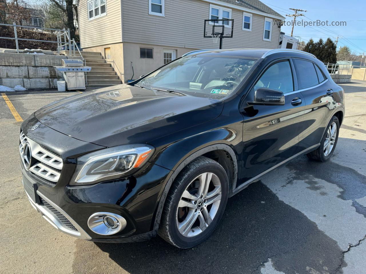 2019 Mercedes-benz Gla 250 4matic Черный vin: WDCTG4GB0KJ645939