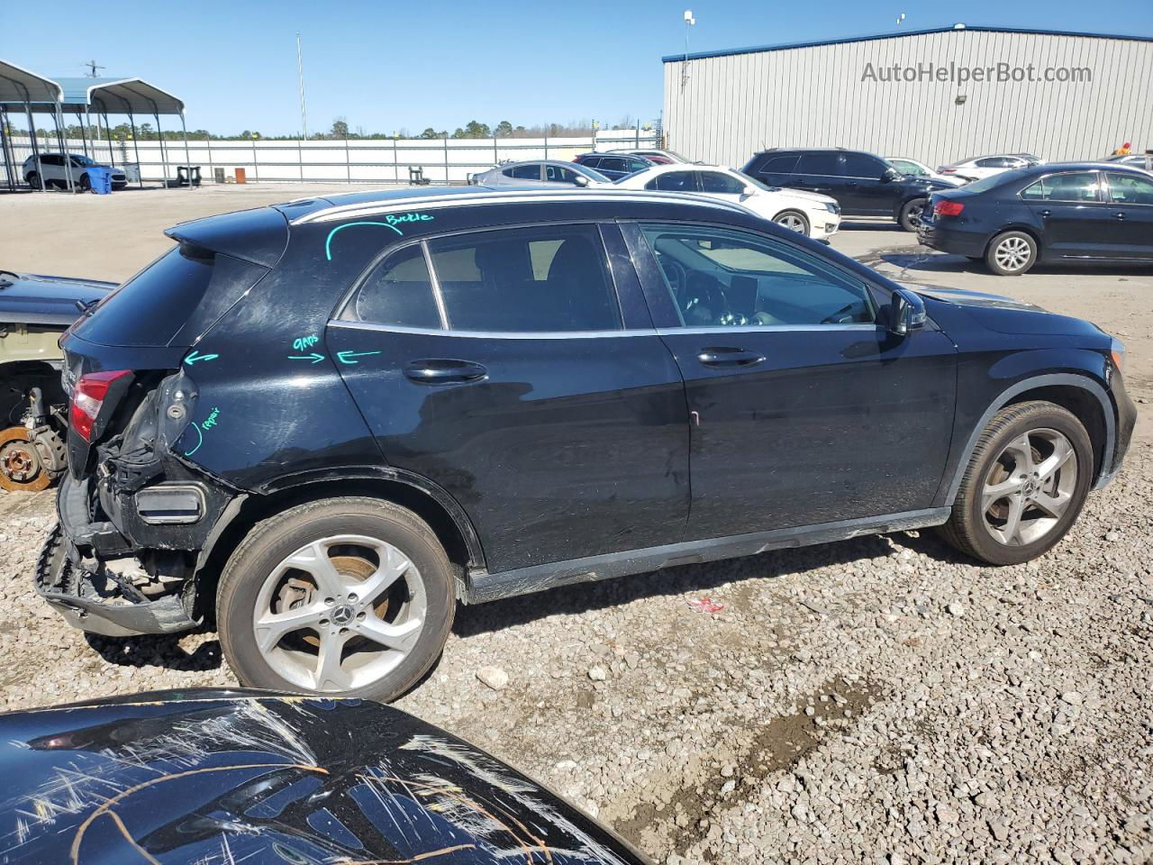 2019 Mercedes-benz Gla 250 4matic Black vin: WDCTG4GB0KU005843