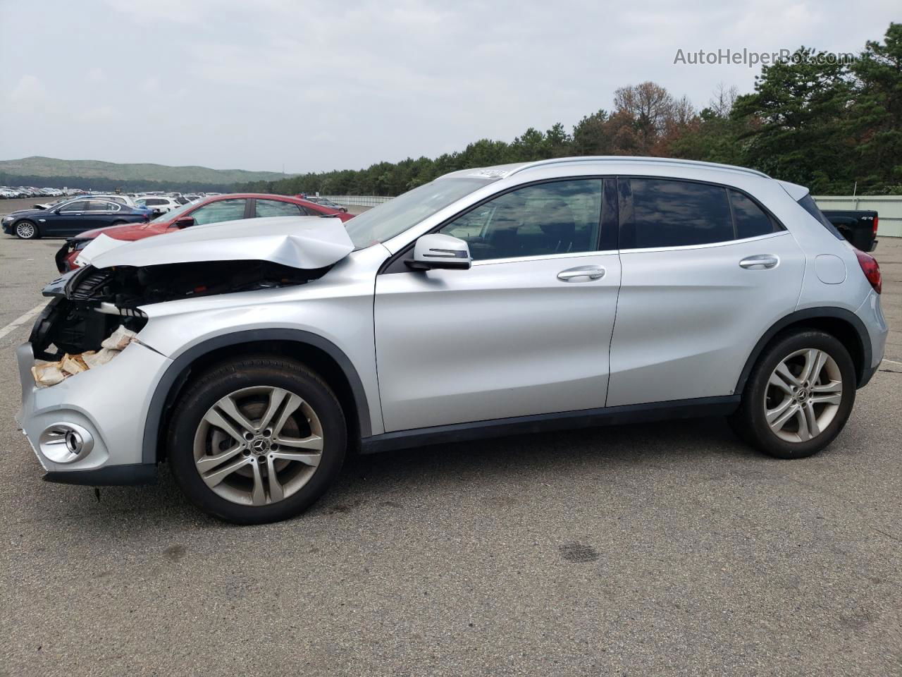 2019 Mercedes-benz Gla 250 4matic Серебряный vin: WDCTG4GB0KU013828