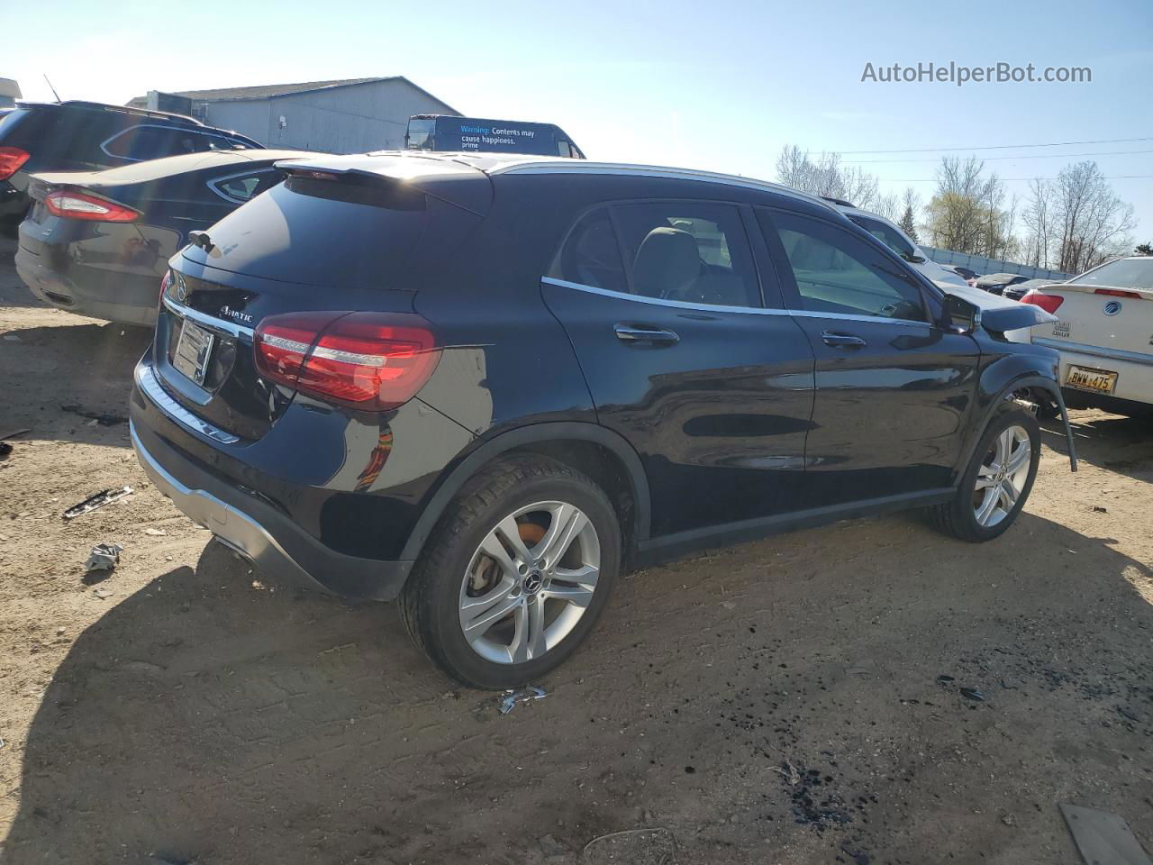 2019 Mercedes-benz Gla 250 4matic Black vin: WDCTG4GB0KU014588