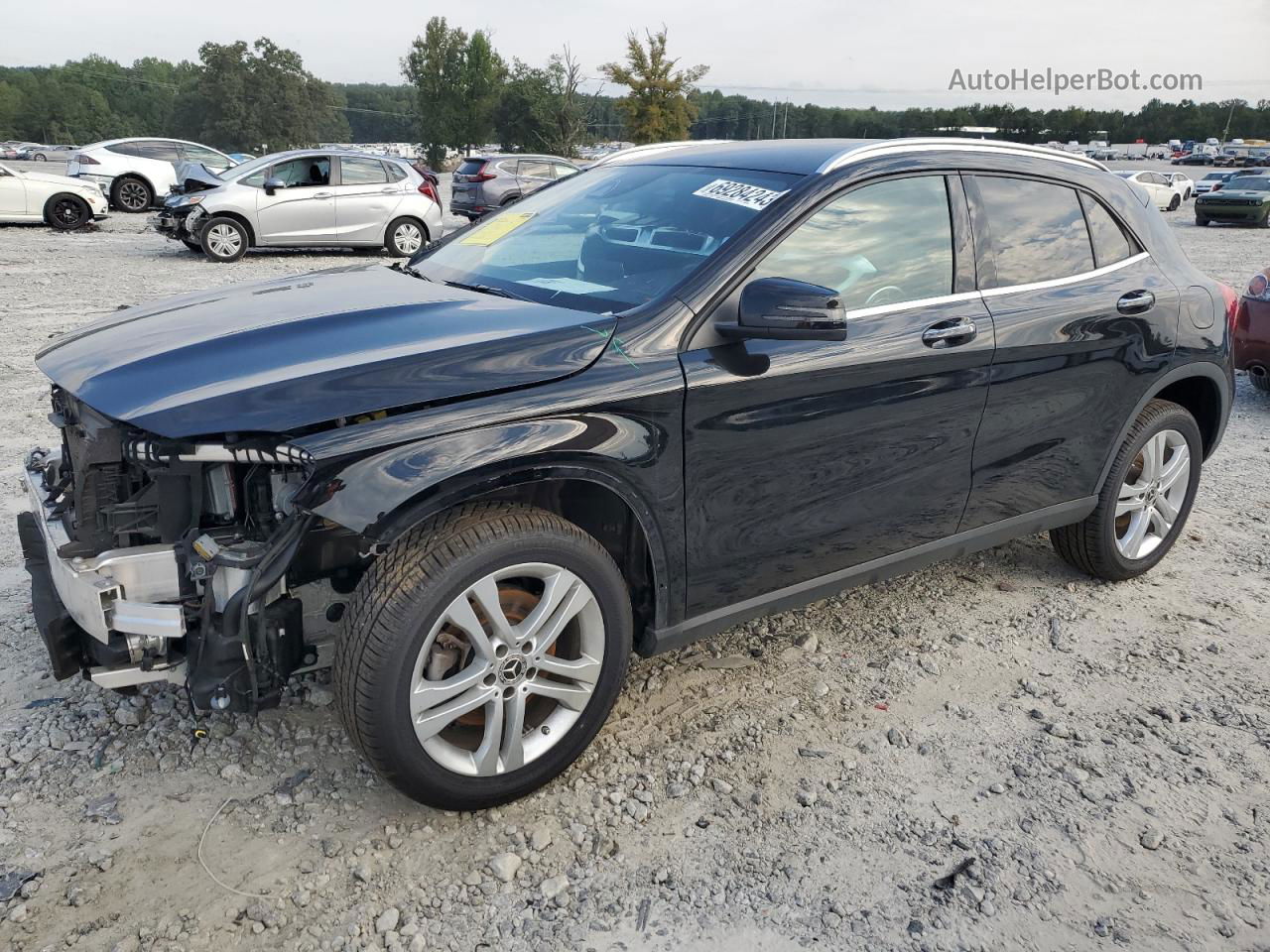 2019 Mercedes-benz Gla 250 4matic Черный vin: WDCTG4GB0KU015322