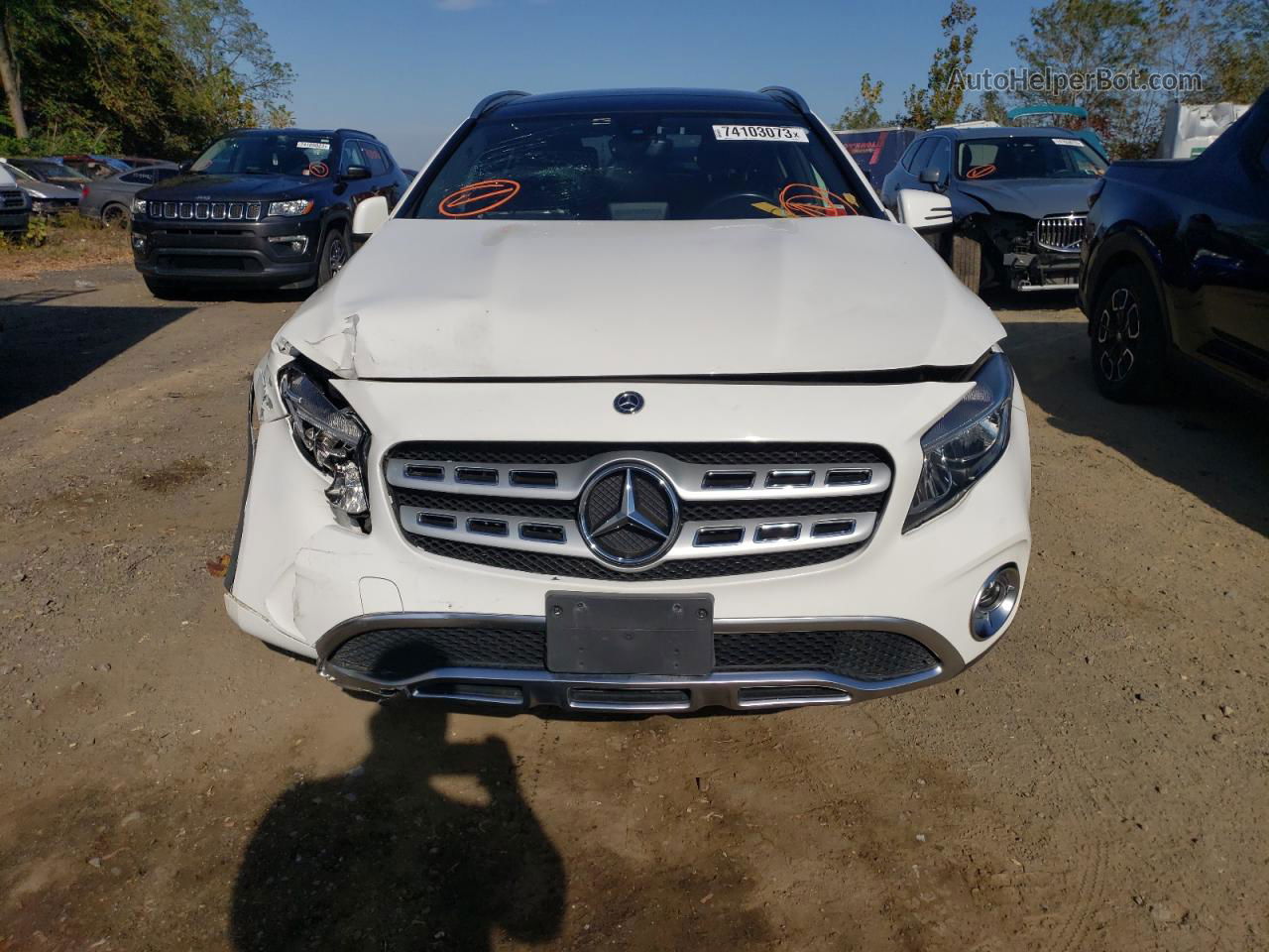 2019 Mercedes-benz Gla 250 4matic White vin: WDCTG4GB1KU015166