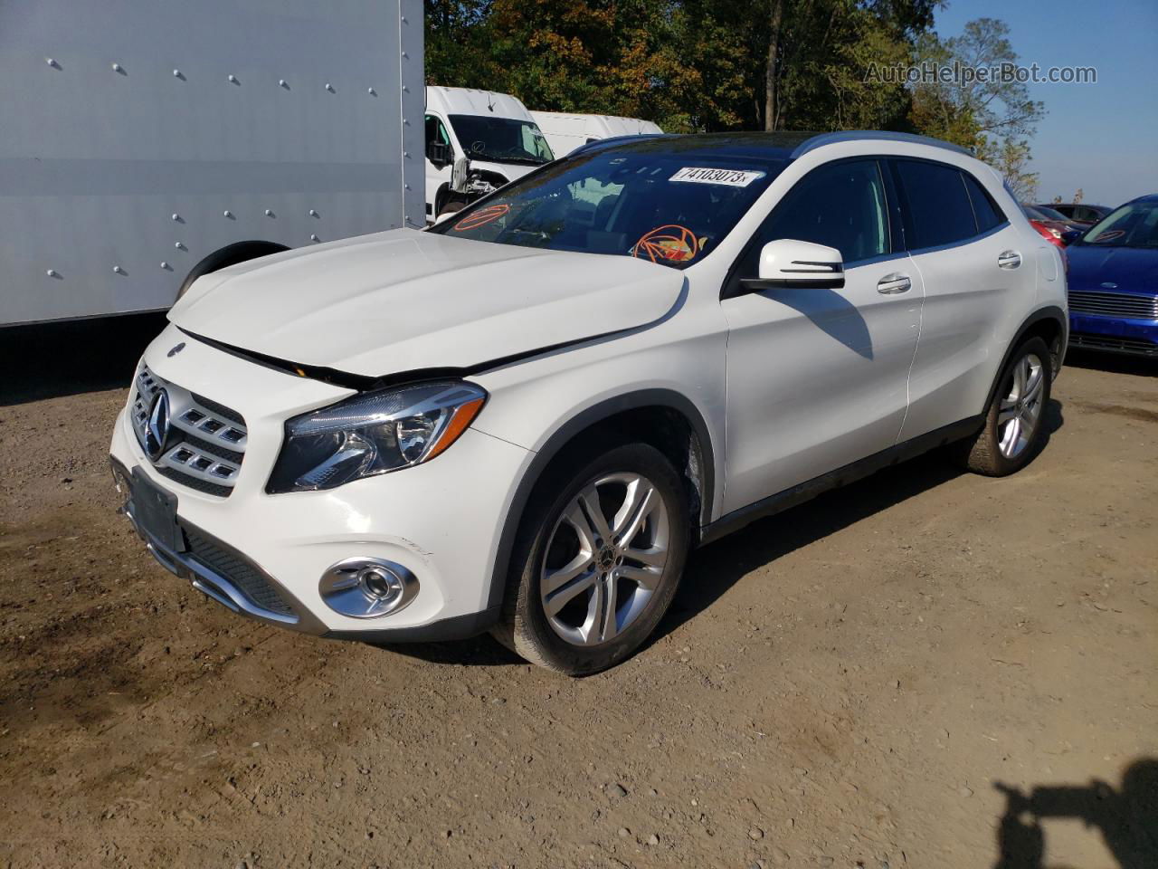 2019 Mercedes-benz Gla 250 4matic White vin: WDCTG4GB1KU015166