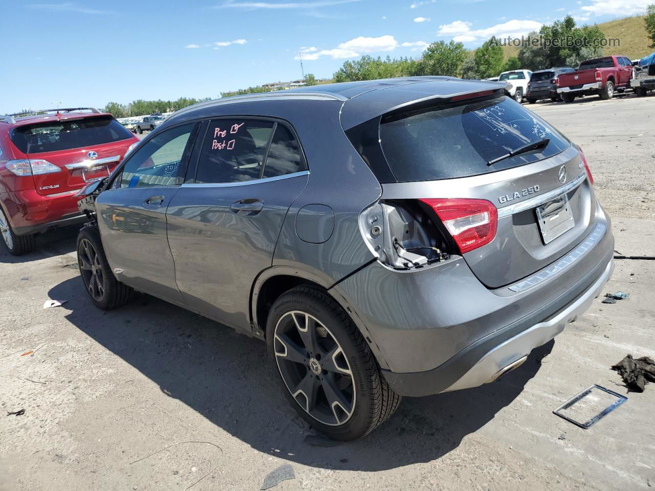 2019 Mercedes-benz Gla 250 4matic Charcoal vin: WDCTG4GB2KJ550329