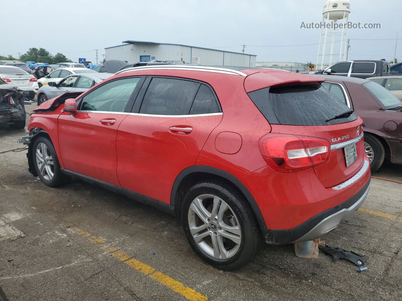 2019 Mercedes-benz Gla 250 4matic Red vin: WDCTG4GB2KU008520