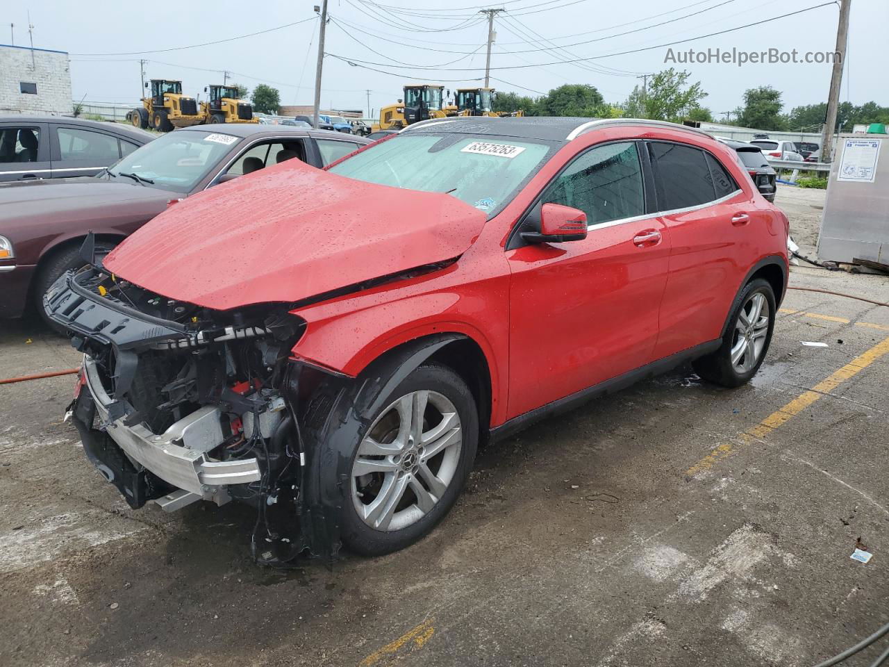 2019 Mercedes-benz Gla 250 4matic Red vin: WDCTG4GB2KU008520